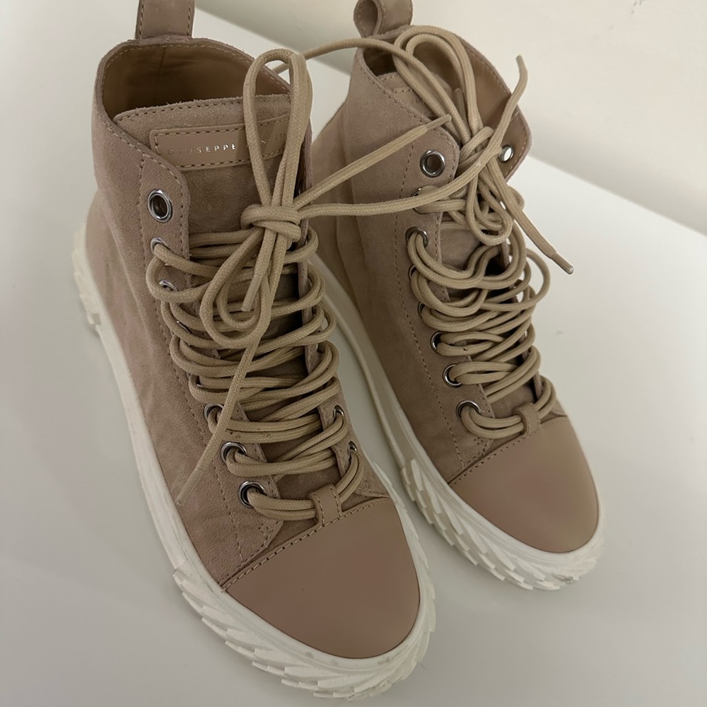 Giuseppe Zanotti Blabber High-Top Sneakers with Suede Finish